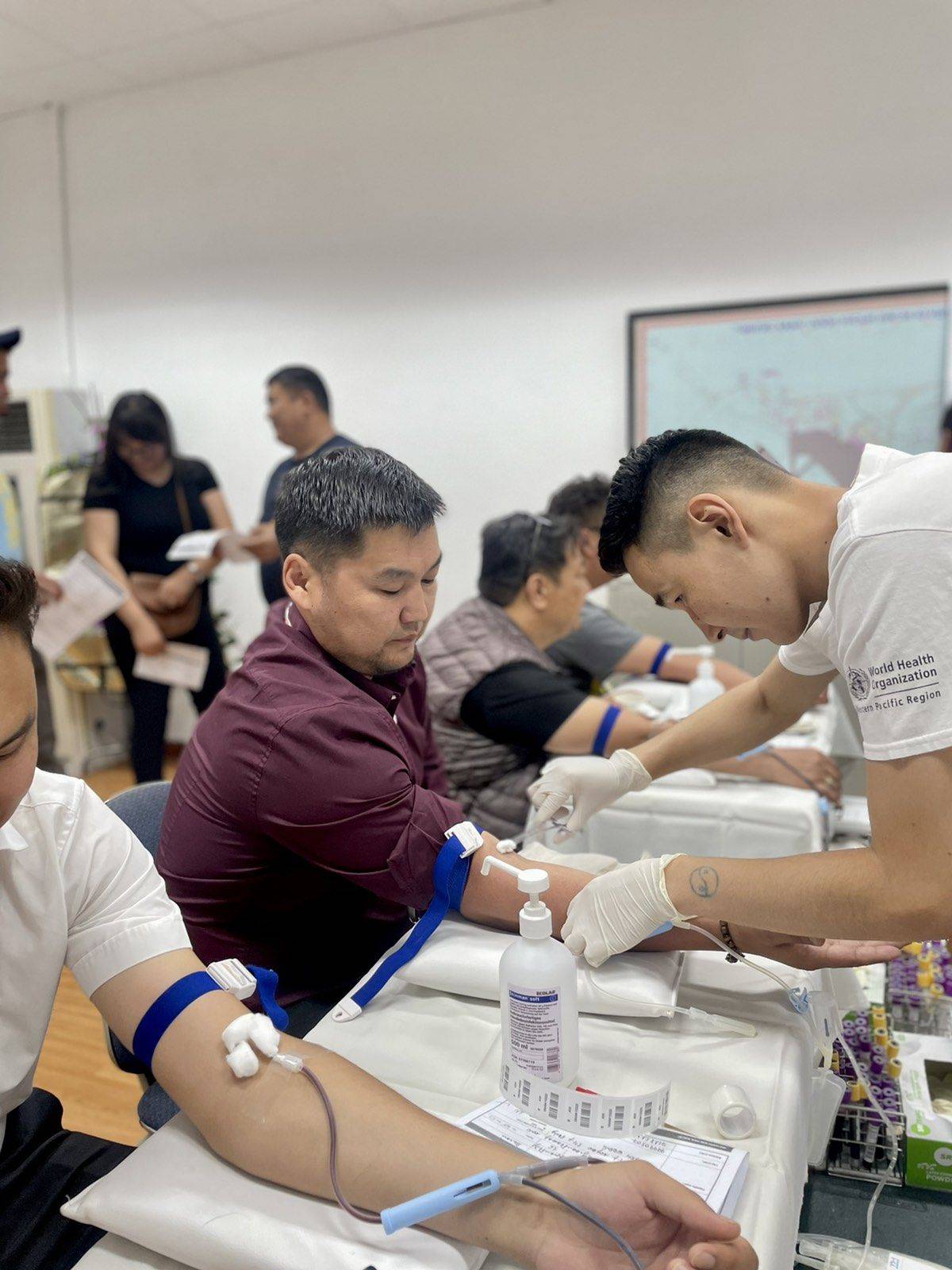 The Aviation Security Division of the National Civil Aviation Center of Mongolia joined World Blood Donor Day