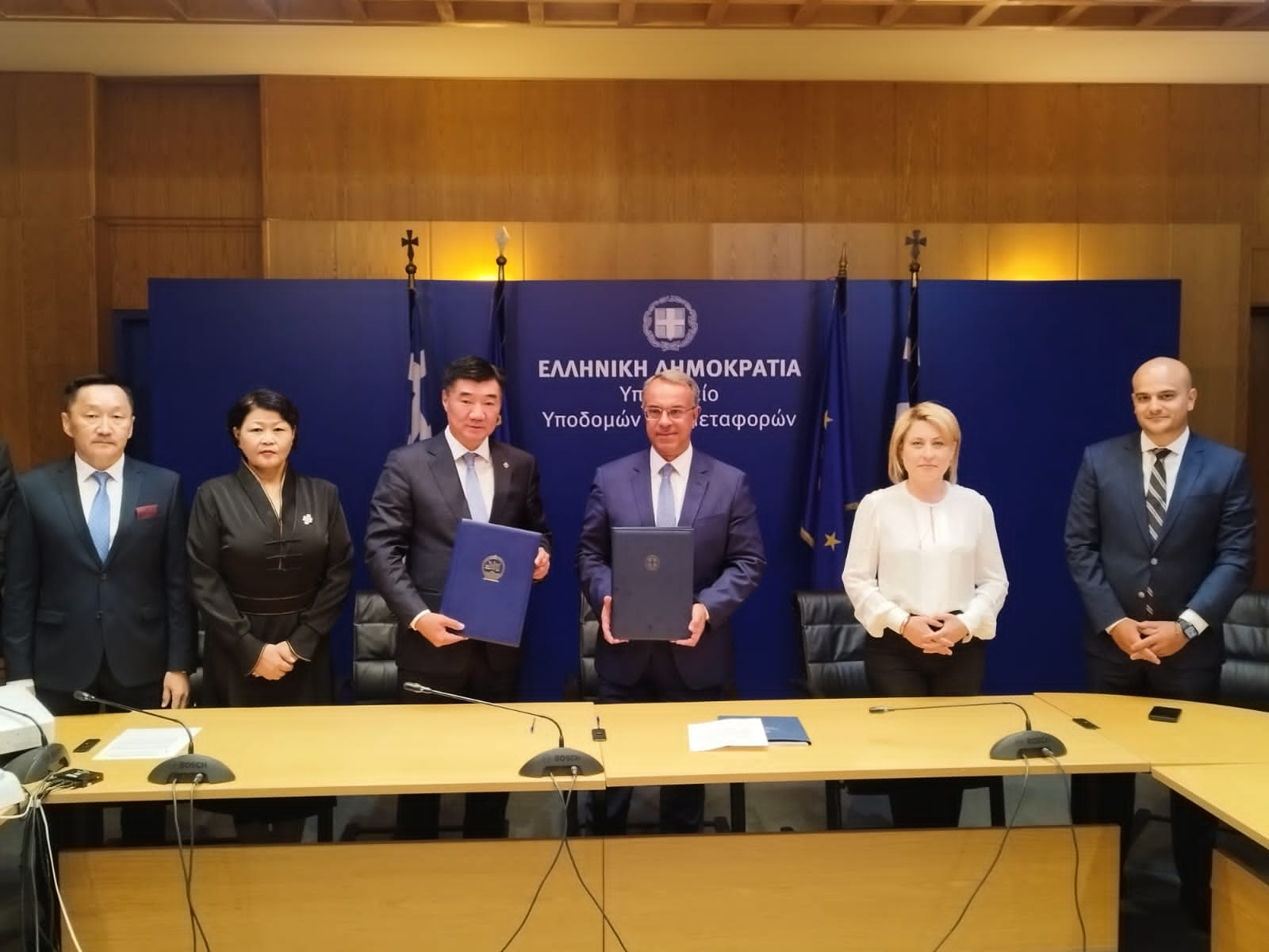 The Government of Mongolia and the Government of Hellenic Republic Sign Air Service Agreement